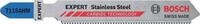 Bosch Stichs&auml;geblatt Stainless Steel T 118 AHM Gesamt-L.83mm Zahnt.1,1mm 3
