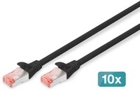 DIGITUS Patchkabel CAT 6 S/FTP DK-1644-0025-B(VE10) DK-1644-0025-BL-10