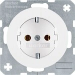 Berker SCHUKO-Steckdose pows/gl 41432089