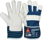 12 Stk. Hase Handschuhe Bremerhaven Winter Gr.10 natur/blau EN 388 EN 511 PSA II