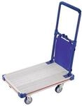 Plattformwagen Ladefl&auml;chen L705xB440mm STA Trgf.200kg R&auml;der u.B&uuml;gel klappbar