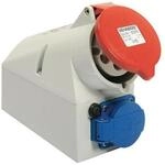 As-schwabe CEE-Wanddose 32 A 400 V Steckerst.6 h IP44 60438