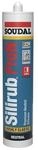 15 Stk. Soudal Silikondichtstoff Silirub ProN schwarz 300ml Kartusche 118969