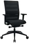Topstar B&uuml;rodrehstuhl m.Synchrontechnik schwarz 450-570mm m.Armlehnen