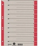 Leitz Trennblatt 16523025 DIN A4 Karton Tab rot 25 St./Pack. 121070330