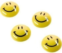 Magnetoplan Magnet Smilies 16673 40mm gelb 4 St./Pack 152042010