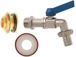 Geka Regentonnen-Anschlussset MS IG 3/4 Zoll Nenn-Gr.19mm AG 1 Zoll 35.3506.8