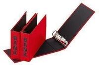 Pagna Bankordner Basic Colours 40801-03 25x14x5cm Pappe rot 120098830