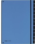 Pagna Pultordner Trend 24129-13 12F&auml;cher 3Schaul&ouml;cher hellblau 127216852