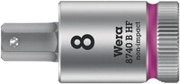 Wera Schraubendrehereinsatz 8740 B HF 3/8 Zoll Innen-6-kant SW 8,0mm L.38,5mm