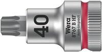 Wera Schraubendrehereinsatz 8767 B HF Torx TX 40 Antr.-4-kant 3/8Zoll verchr.