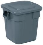Rubbermaid Mehrzweckbeh&auml;lter grau 151,5l PE L595xB595xH730mm FG353600GRAY