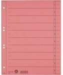 Leitz Trennblatt 16580025 A4 230g Karton rot 100 St./Pack. 121070830