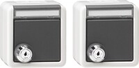 Gira Set 2x SCHUKO KD Schloss 456030