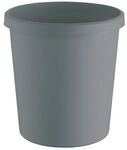 Helit Papierkorb 18l H331x&Oslash;315mm m.Griffrand Ku.lichtgrau H6405882