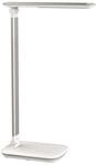 Maul Schreibtischleuchte Alu./Ku.wei&szlig; H.425mm m.Standfu&szlig; LED 8201802