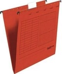 Falken H&auml;ngemappe 80002496 A4 seitlich offen Kraftkarton rot 122005230
