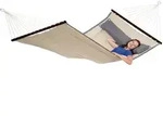 Amazonas XL Stabh&auml;ngematte American Dream beige