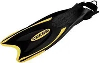 Cressi ACF115132-UNIT, Cressi Palau Diving Fins Schwarz EU 32-35 Black / Yellow
