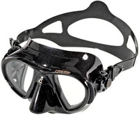 Cressi ADS365050-UNIT, Cressi Nano Dark Spearfishing Mask Schwarz Black