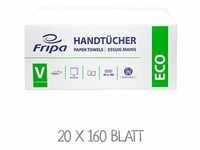 FRIPA Eco weiß Papierhandtücher 2lg. ZZ/V 25x23cm
