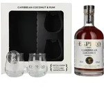Ron Espero Caribbean Coconut & Rum Liqueur 40% Vol. 0,7l in Geschenkbox mit 2...