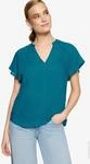 Bluse transparent mit V-Ausschnitt