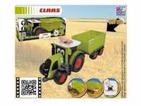 Claas Kids Axion 870 + Cargos 750 Traktor inkl Anhänger 28cm: Interaktives Spielzeug