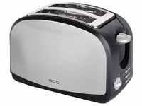 ECG ST 968 Toaster: 900W Leistung, 8 Bräunungsstufen, automatische Zentrierung