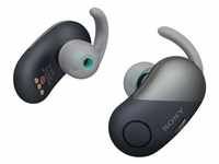 SONY WF-SP700 N schwarze In-Ear Kopfhörer - Extra Bass, Bluetooth 4.1, IPX4-Schutz