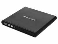 Verbatim Mobile DVD-Brenner USB 2.0 - Externer DVD-Brenner | 24x CD, 8x DVD+R