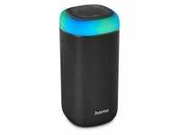 HAMA Bluetooth®-Lautsprecher "Shine 2.0" LED 30W spritzwassergeschützt Schwarz
