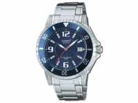 CASIO Timeless Collection Uhr MTD-1053D-2AV | Blau, Hellblau/Silber