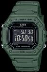 CASIO Timeless Collection Uhr W-218H-3BV | Gr&uuml;n