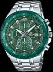 CASIO EDIFICE Uhr EFR-539DE-3AV | Unisex | Gr&uuml;n/Silber