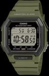 CASIO Timeless Collection Uhr W-738H-3AV | Schwarz/Gr&uuml;n
