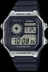 CASIO Timeless Collection Uhr AE-1200WH-1CV | Schwarz/Silber