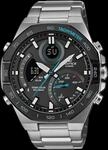 CASIO EDIFICE Uhr ECB-950DB-1A | Unisex | Schwarz/Silber