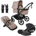 Bugaboo Fox 5 Renew x Cybex Cloud T Plus 3in1 Set Black/Desert Taupe...