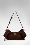 Allegra Wildleder Schultertasche