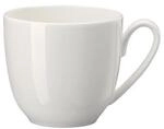 Rosenthal Jade Bone China Wei&szlig; Becher mit Henkel/bauchig