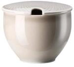 Rosenthal Junto Pearl Grey Zuckerdose mit Einschnitt