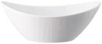Rosenthal Mesh Wei&szlig; Schale oval 15 x 11 cm