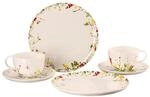 Rosenthal Brillance Bone China Fleurs Sauvages Set 6-tlg. mit Kombitassen und