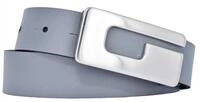 Bernd G&ouml;tz 3cm Damen Softleder Koppelg&uuml;rtel grau