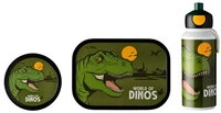 Mepal Lunchset Campus (Pop-up-Trinkflasche, Brotdose & Fruchtbox) - Dino