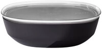 Mepal Servierschale Silueta 4.0 l mit Deckel - Nordic black
