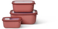 Mepal Set Multisch&uuml;ssel Cirqula rechteckig hoch 3-teilig (750+1500+3000 ml) -...