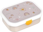 Mepal Campus Brotdose mit Bento-Einsatz und Gabel - Sunshine & Rainbow