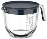 Mepal Messbecher Chef It Glas 1000 ml mit Deckel - navy